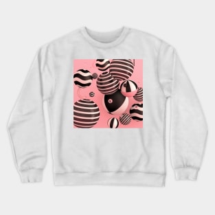 Pink_spheres Crewneck Sweatshirt